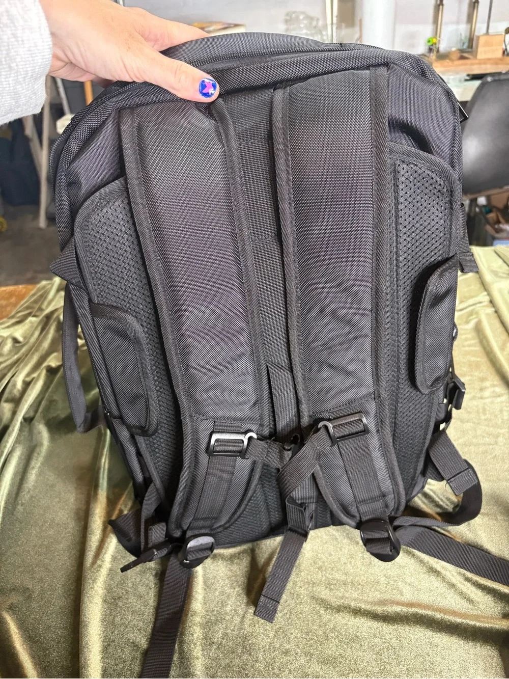 Black Men’s Travel Backpack -